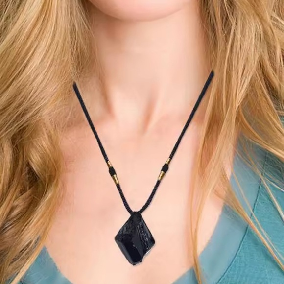 Natural Stone Necklace – Natural Crystal Healing Stone Pendant for Men & Women - Picture 15 of 16